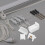 18pcs Folding Curtain Hanging Brackets for Vertical Blind Replacement 5