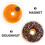 7Pcs Assorted Color PU Fake Donuts Realistic Artificial Doughnut Props 8