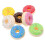 7Pcs Assorted Color PU Fake Donuts Realistic Artificial Doughnut Props 1