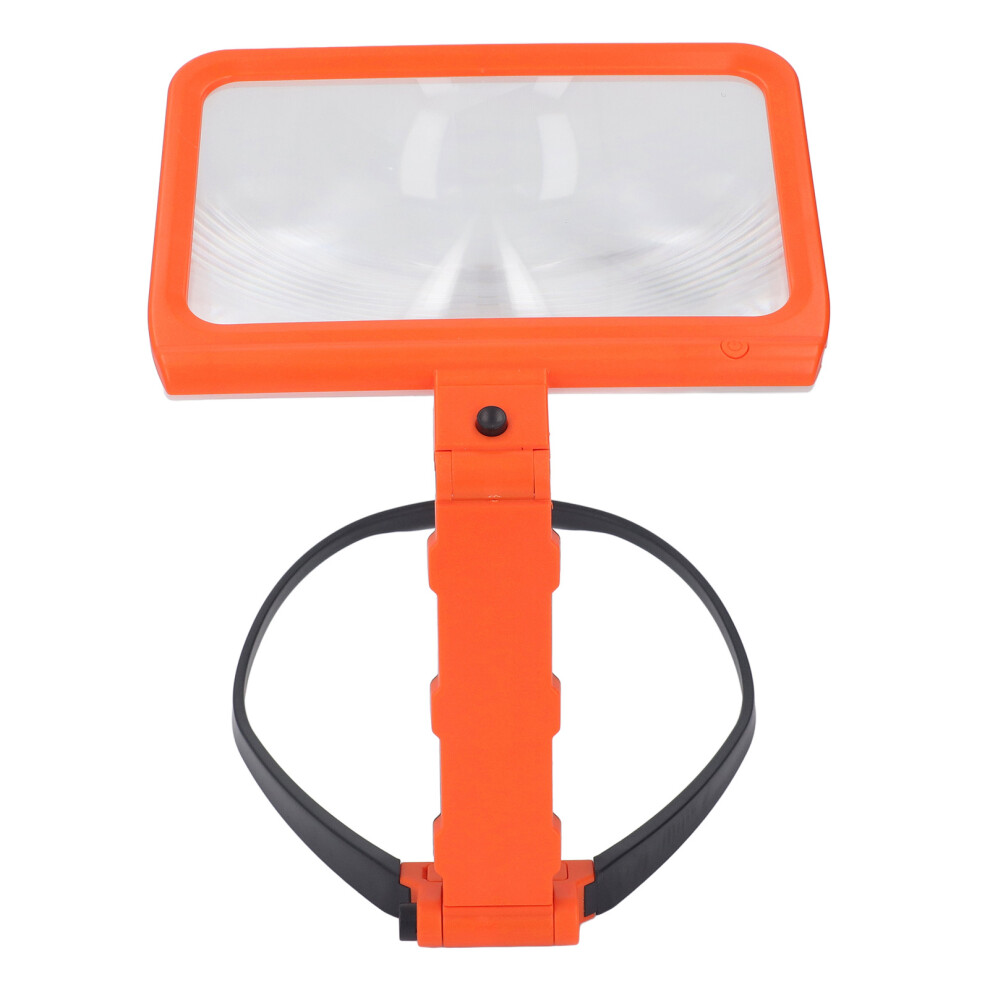 Light Neck Wear Magnifier With 48 Leds, 5X Magnification, Handheld Desk