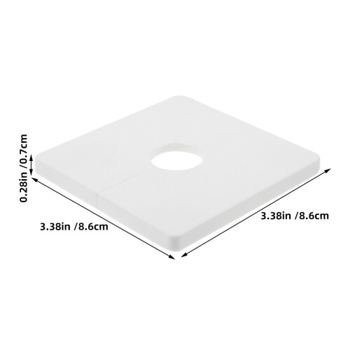 2pcs Self Adhesive Split Flange 28mm Pipe Cover for Faucet 2