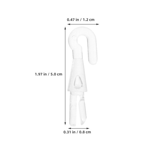 20pcs Blind Wand Replacement Hooks Plastic Connector Parts 1