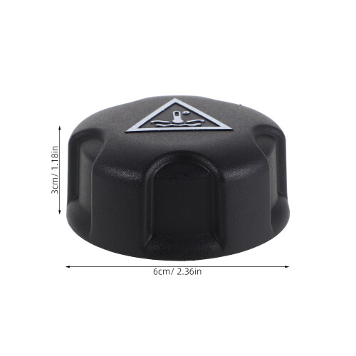 Black Plastic Car Radiator Cap Replacement Cooling System Cover 1