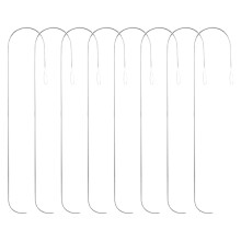 8pcs Curved Beading Needles Metal Bead Spinner for Jewelry Making