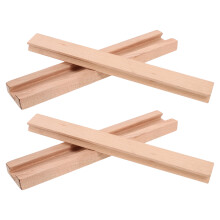 2 Pcs Solid Wood Drawer Slides for Smooth Glide Easy Installation