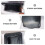 2pcs Recessed Speaker Handles Plastic Amplifier Replacement Carrier 8
