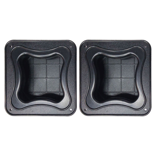 2pcs Recessed Speaker Handles Plastic Amplifier Replacement Carrier