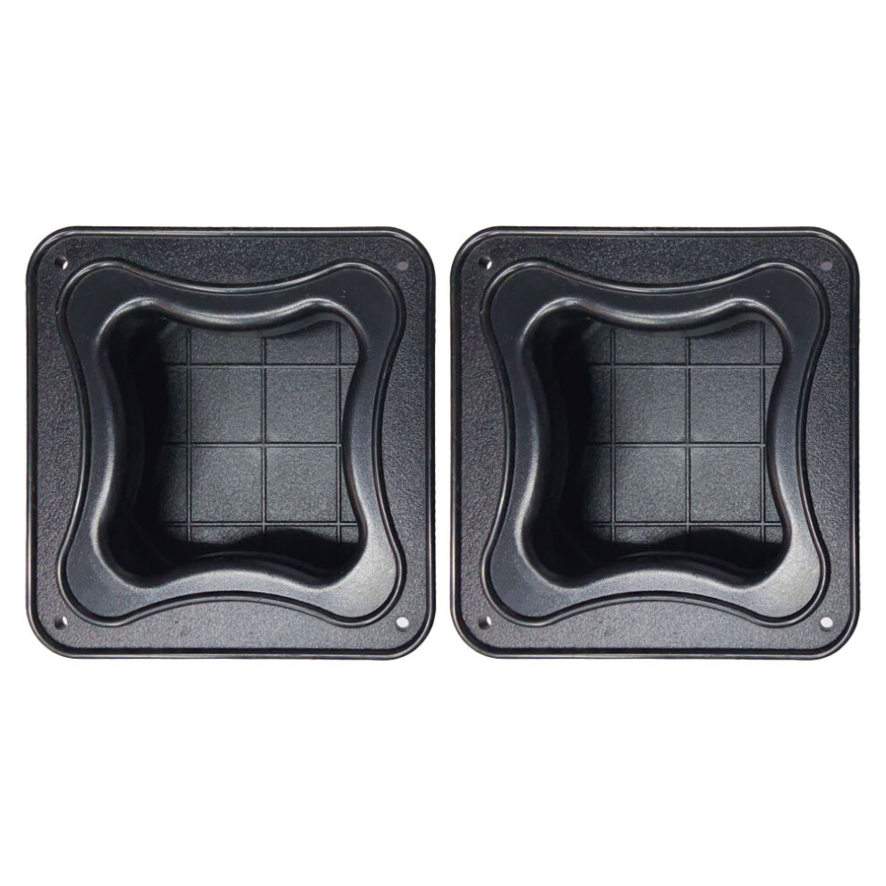 2Pcs Recessed Speaker Handles Plastic Amplifier Replacement Carrier 3191224741408