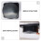 2pcs Recessed Speaker Handles Plastic Amplifier Replacement Carrier 7