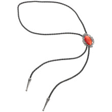 Bolo Tie for Men Women Natural Cat Eye Stone Cowboy Necktie