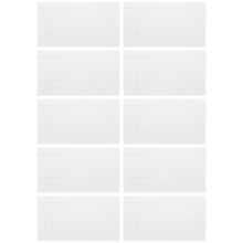 10sheets Double Sided Adhesive Pads Foam Squares Sticky Tape