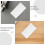 10sheets Double Sided Adhesive Pads Foam Squares Sticky Tape 7