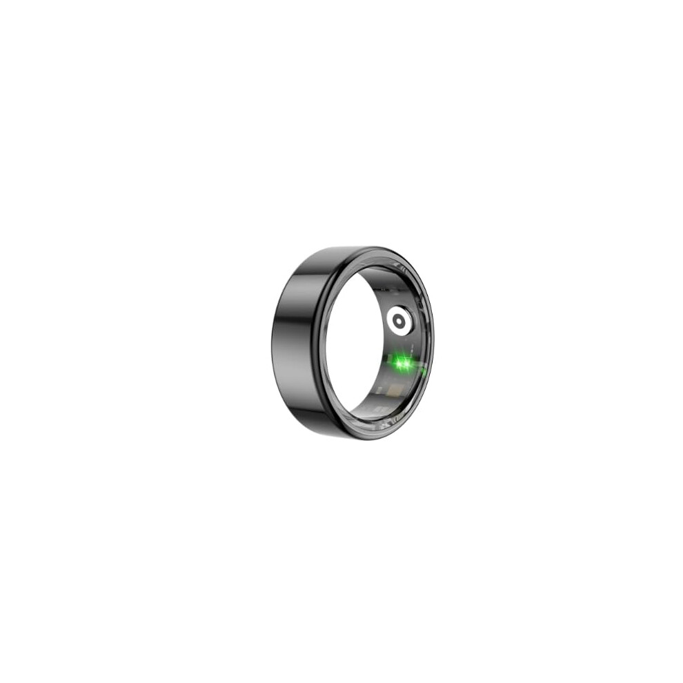 Biometric Health Monitor US Size 12 Black Steel with Activity Tracking, Heart Rhythm, Sleep, Blood Oxygenation