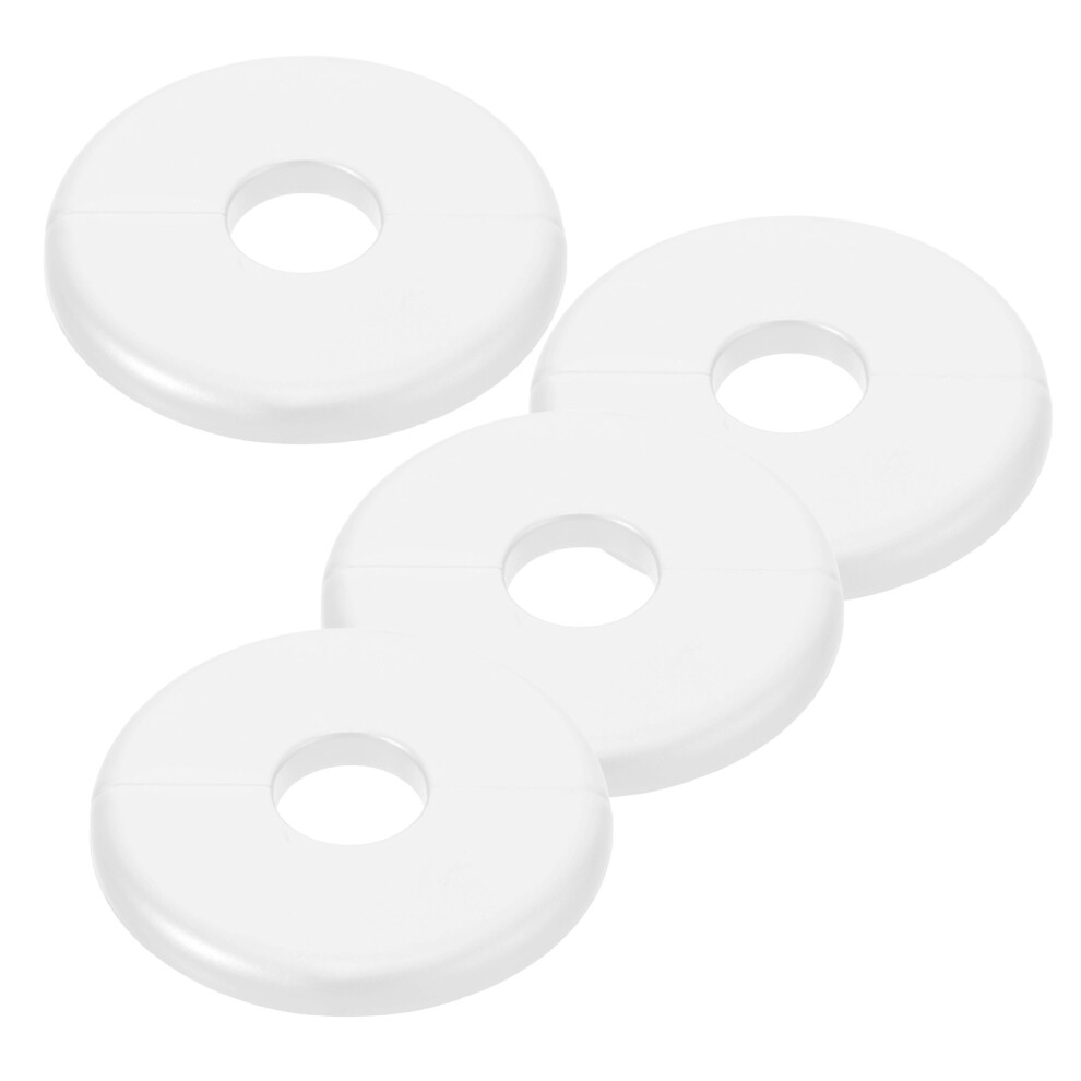 4Pcs Wall Split Flange Round Escutcheon Plate Faucet Cover 3191224729994