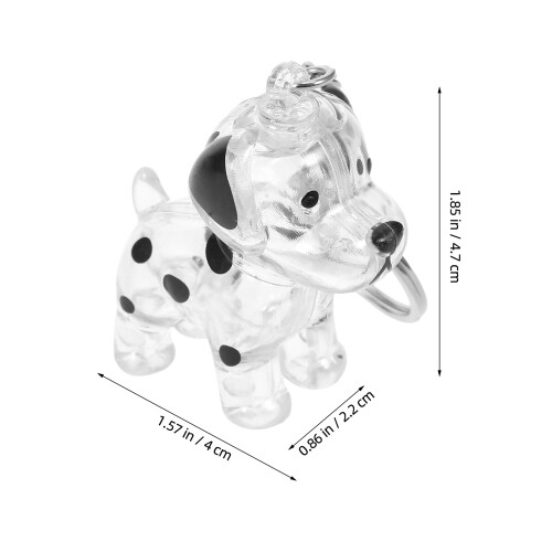 Transparent Pet Memorial Keychain Keepsake Box for Cat Owners 1