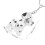 Transparent Pet Memorial Keychain Keepsake Box for Cat Owners 3