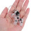Transparent Pet Memorial Keychain Keepsake Box for Cat Owners 4