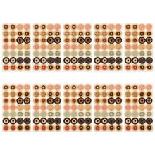 20pcs Hole Punch Reinforcement Stickers for Paper Repair