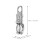 3 Pcs Snap Quick Release Hook Zinc Alloy for Saddles 2