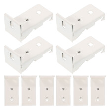 12pcs Heavy Duty Curtain Track Brackets Iron Adjustable