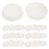 30pcs Plastic Tubes with White Caps for Crafts and Mailing 11