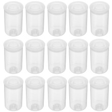 50pcs Plastic Jars with Lids Empty Refillable Storage Cases