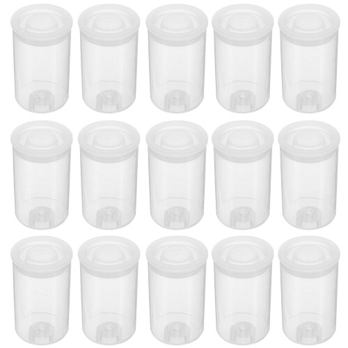 50pcs Plastic Jars with Lids Empty Refillable Storage Cases