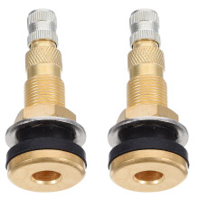 2pcs Heavy Duty Metal Tire Valve Stems for Tubeless Trucks Tractors