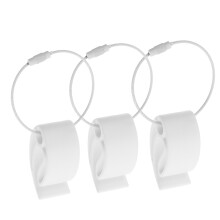 3pcs Flying Disc Clips with Wire Cable Clamp for Outdoor Sports