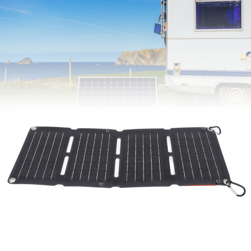 40W Monocrystalline Foldable Solar Panel with Dual USB Fast Charging QC