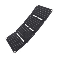 40W Monocrystalline Foldable Solar Panel Charger with Dual USB & Cooling Fan