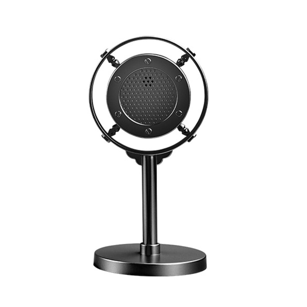 Antique Microphone Decoration Model Mic For Photography, Nostalgic Tabletop Prop, Vintage Style Home Decor Black 9016109689917