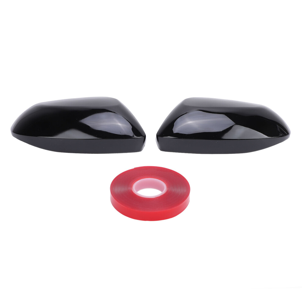 1 Pair Rearview Mirror Caps Left Right Black 8320539935638