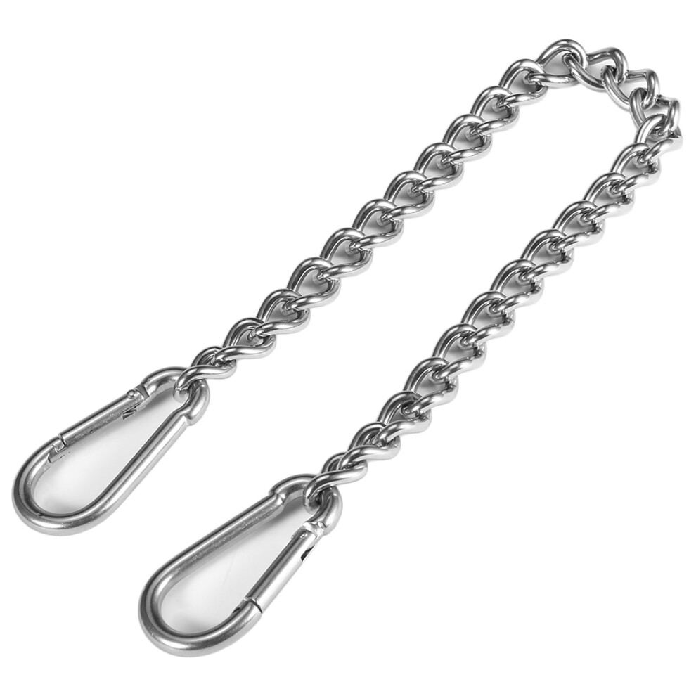 Stainless Steel Hanging Chair Chain Kit With 2 Carabiners, 50Cm 4621346972712