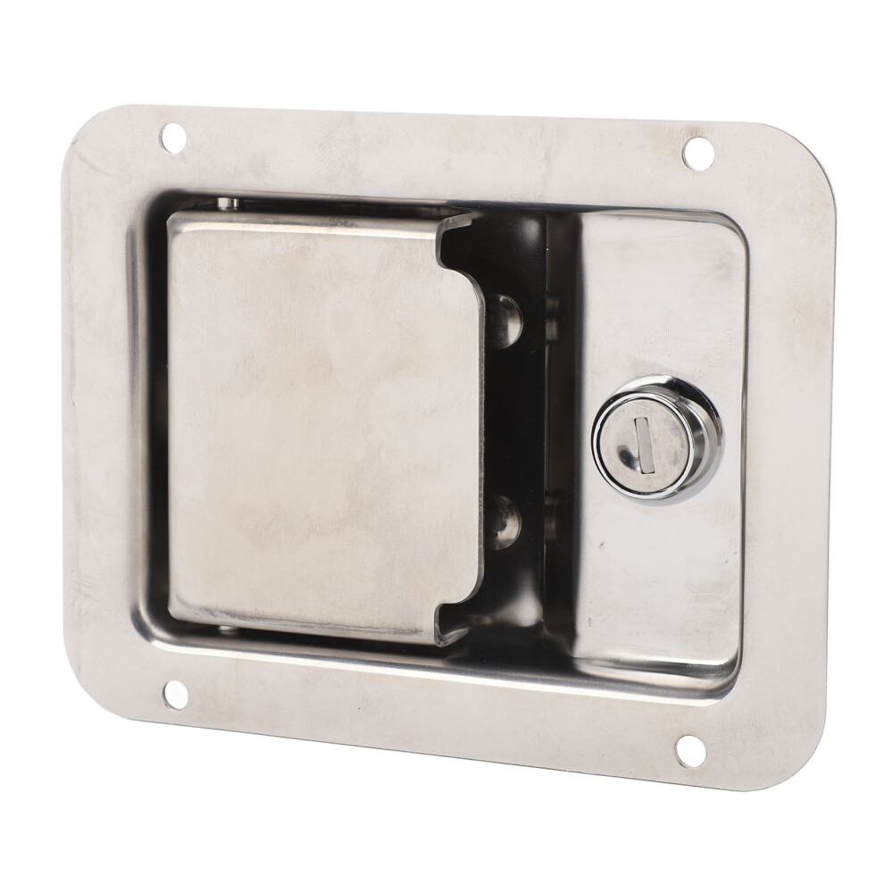 Stainless Steel Tool Box Latch 5.5X4.3in Flush Mount With Keys 9371346971790