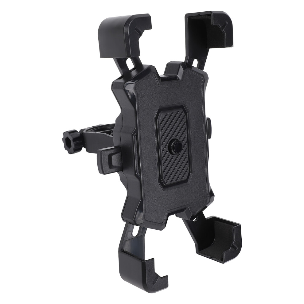 Shock Absorbing Aluminum Alloy Phone Mount For Electric Motorcycle - 360 Black 4991346973997