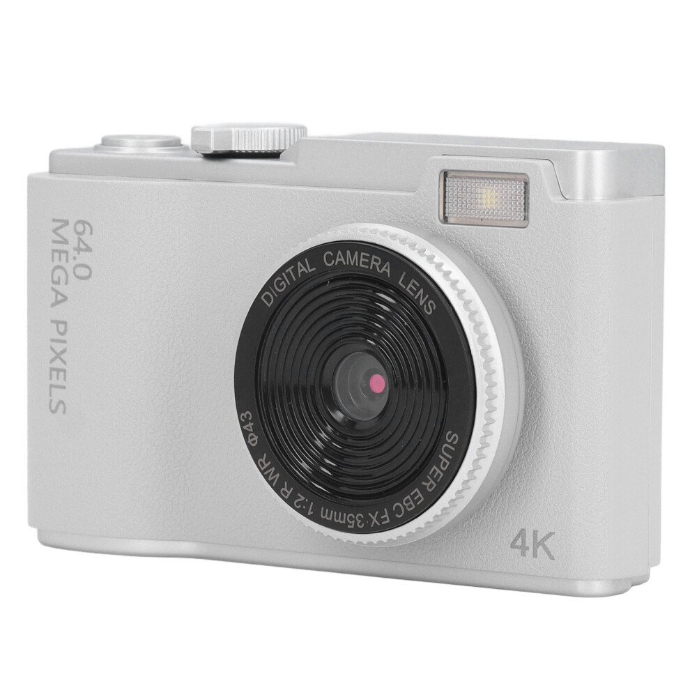 Compact 48Mp 1080P Camera 2.4" Hd Screen 16X Zoom Portable White 8761346974494