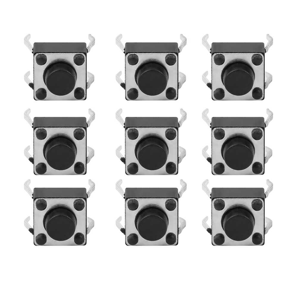 Compact Tactile Switch 100Pcs 6X6x5mm Micro Push Button For Circuit Prototyping 6901346974038