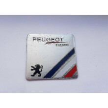 Peugeot Aluminium Badge Emblem 60mm X 55mm