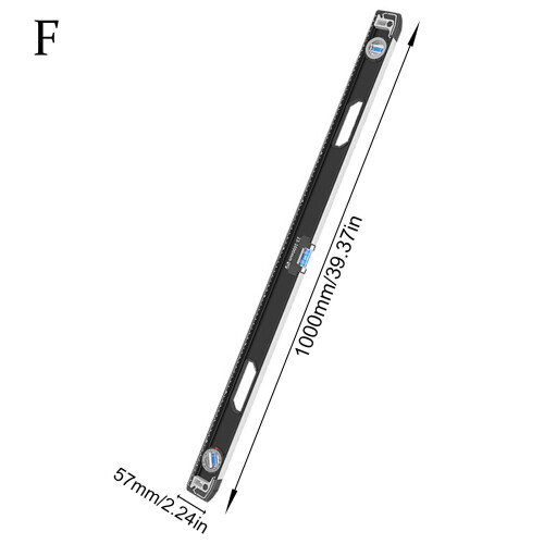 Precise Aluminum Measuring Tool Strong Magnetic Bubble-1000MM 2