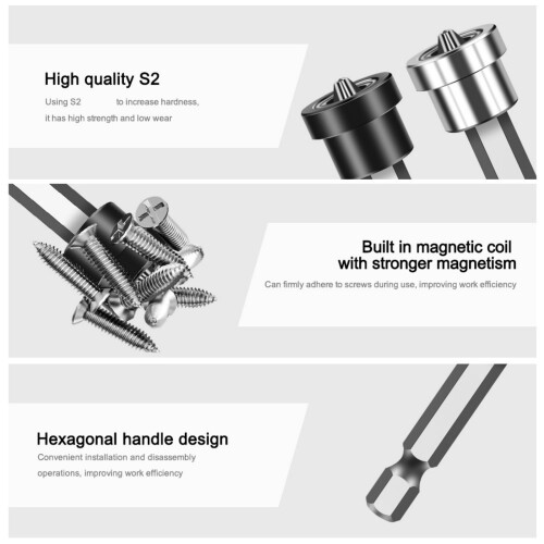 Magnetic Positioning Screw Setter Bit Suitable for-25mm five 1