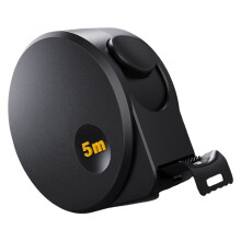 Carbon Steel Measuring Tape 3/5M With Not Slip-Black 5mx19mm