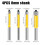 High Performances 45# Steele Woodworking Milling-4 piece set 3