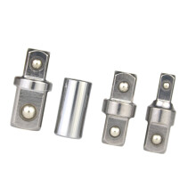 High Strength Steel Socket Adapter 1/4 to 3/8 or 1/2 Inch Square
