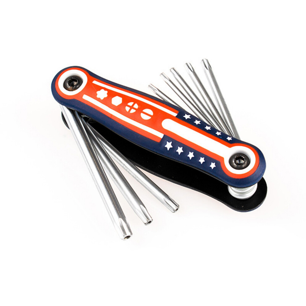 Bicycles Tool Kit 8 In 1 Multitool Folding Screwdriver-Style2 7754000032143