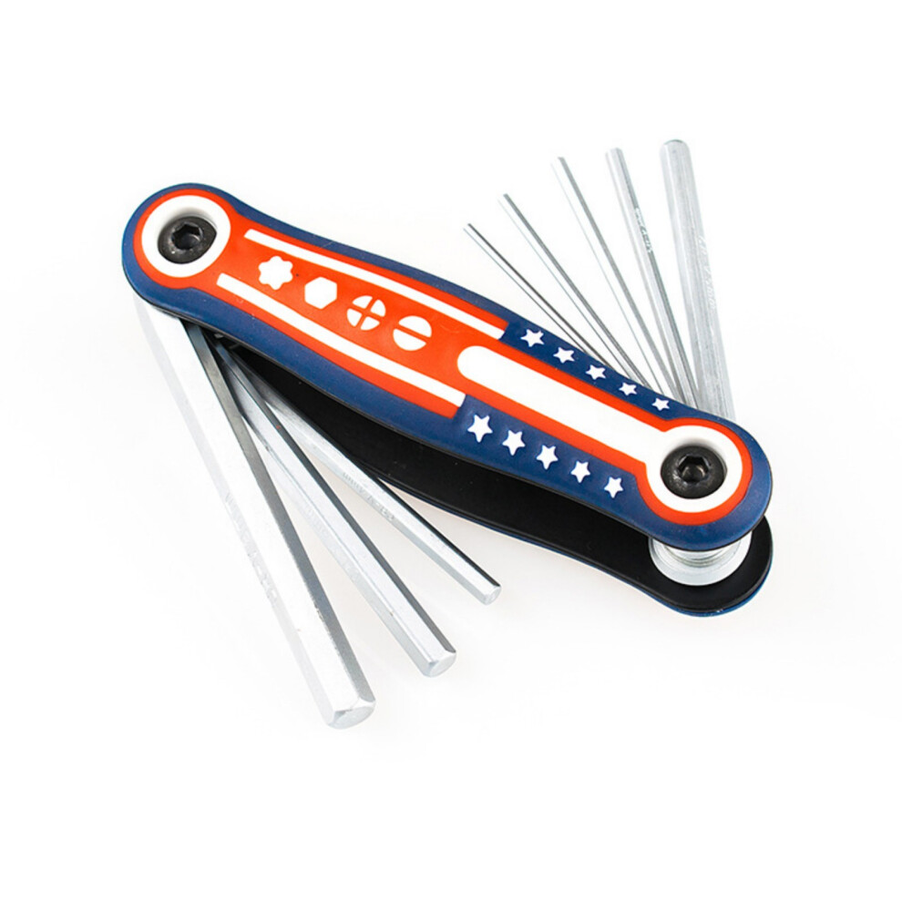 Lightweight 8 In 1 Folding Screwdriver Bike Repair Tool-Style1 7754000032266