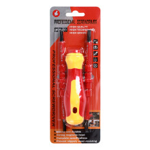 Precise Insulated Screwdriver Set For Electrical Repairs-Red