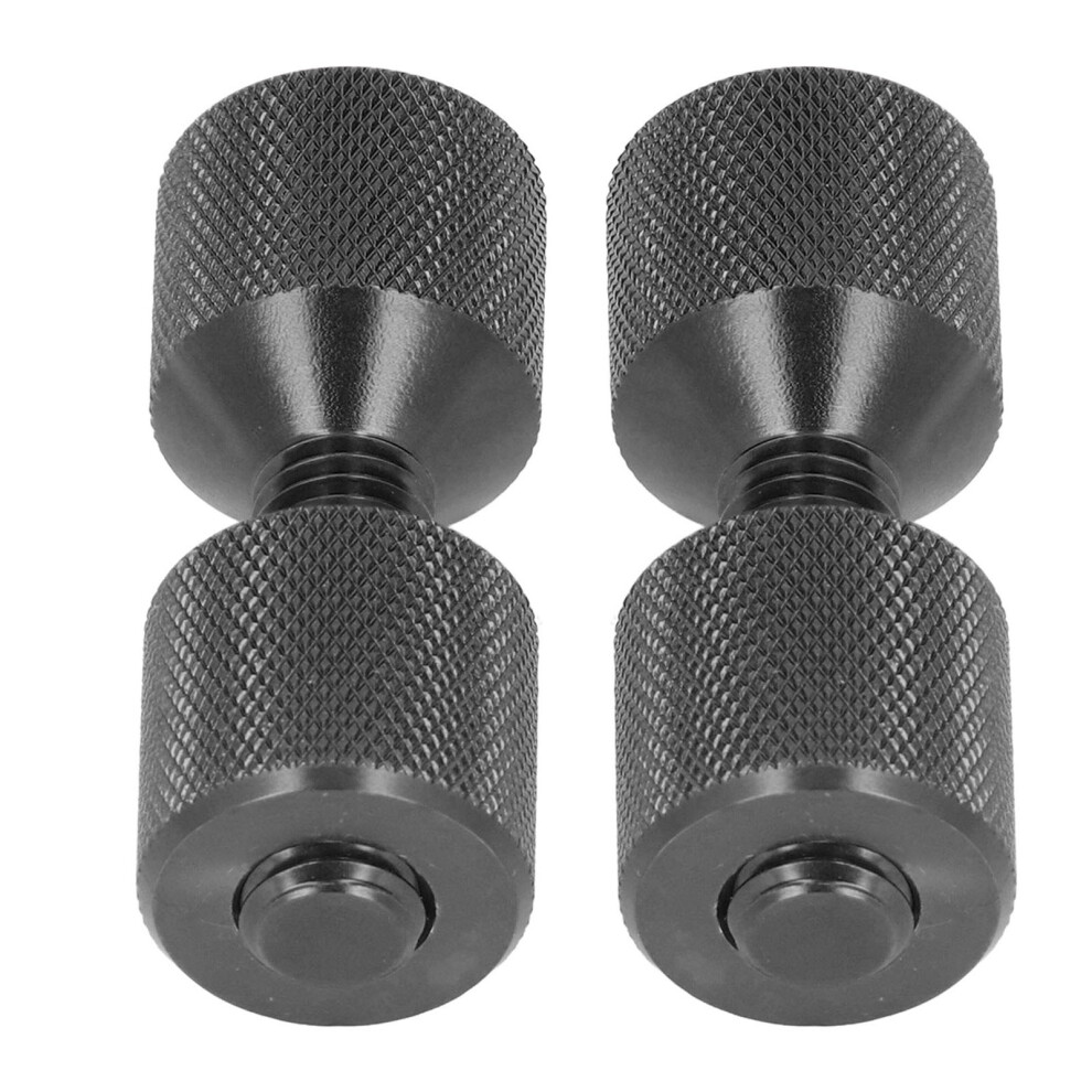 Set of 2 Flange Alignment Pins Aluminum 1â1/8in Double Hole Black for Flanges-image-OPC-PKCQK75-NEW