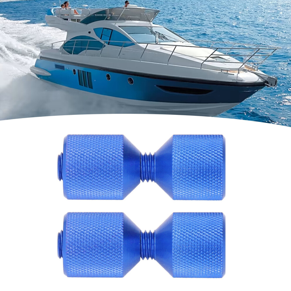 2pcs Aluminium Flange Alignment Pins 1â1/8in Blue for 0.5-14in Flanges-image-OPC-PKCQK78-NEW