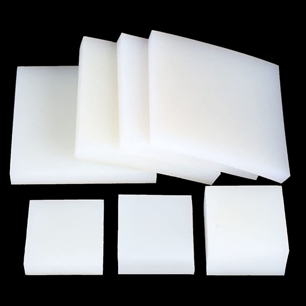 Silicone Rubber Sheet 1Pc 100X100-300X300mm 2-15Mm Thick Shock-Absorbing Pad Gasket Material (150X150x8mm) 6038364176493